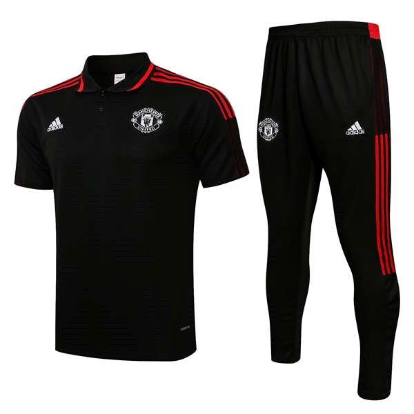 Polo Manchester United 2022 Schwarz